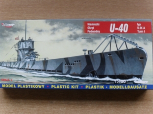 MIRAGE 1/400 40045 U-40 TYPE IXA